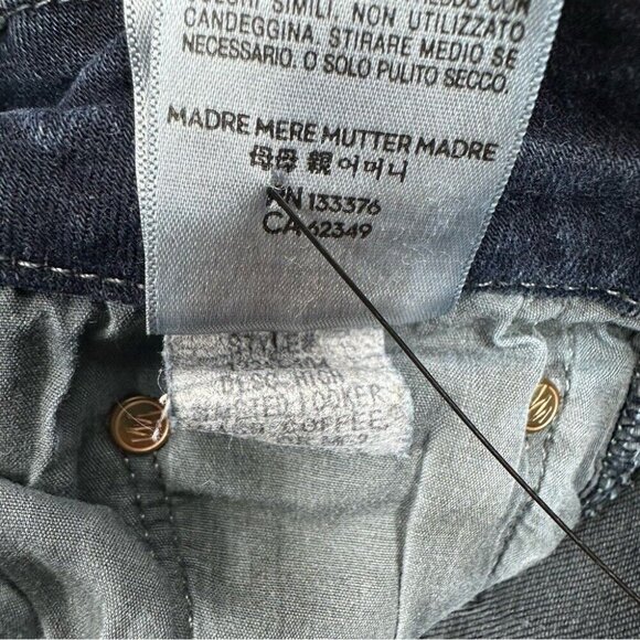Mother Women’s High Waisted Looker Coffee Tea & Me Skinny Designer Jeans W26/L27 - Picture 8 of 12